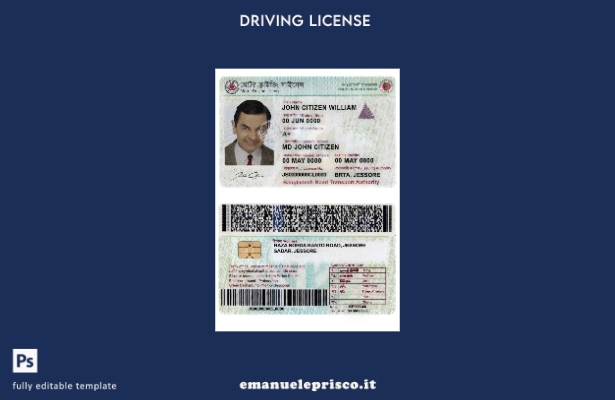 verified style modello di versione DL Bangladesh in stile verificato 1 template